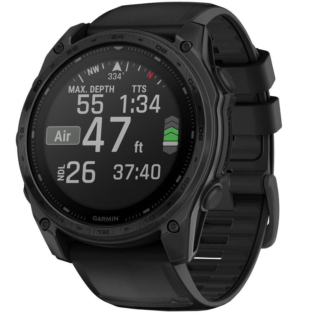 8 Garmin Tactix 8 51мм Solar Sapphire Черные