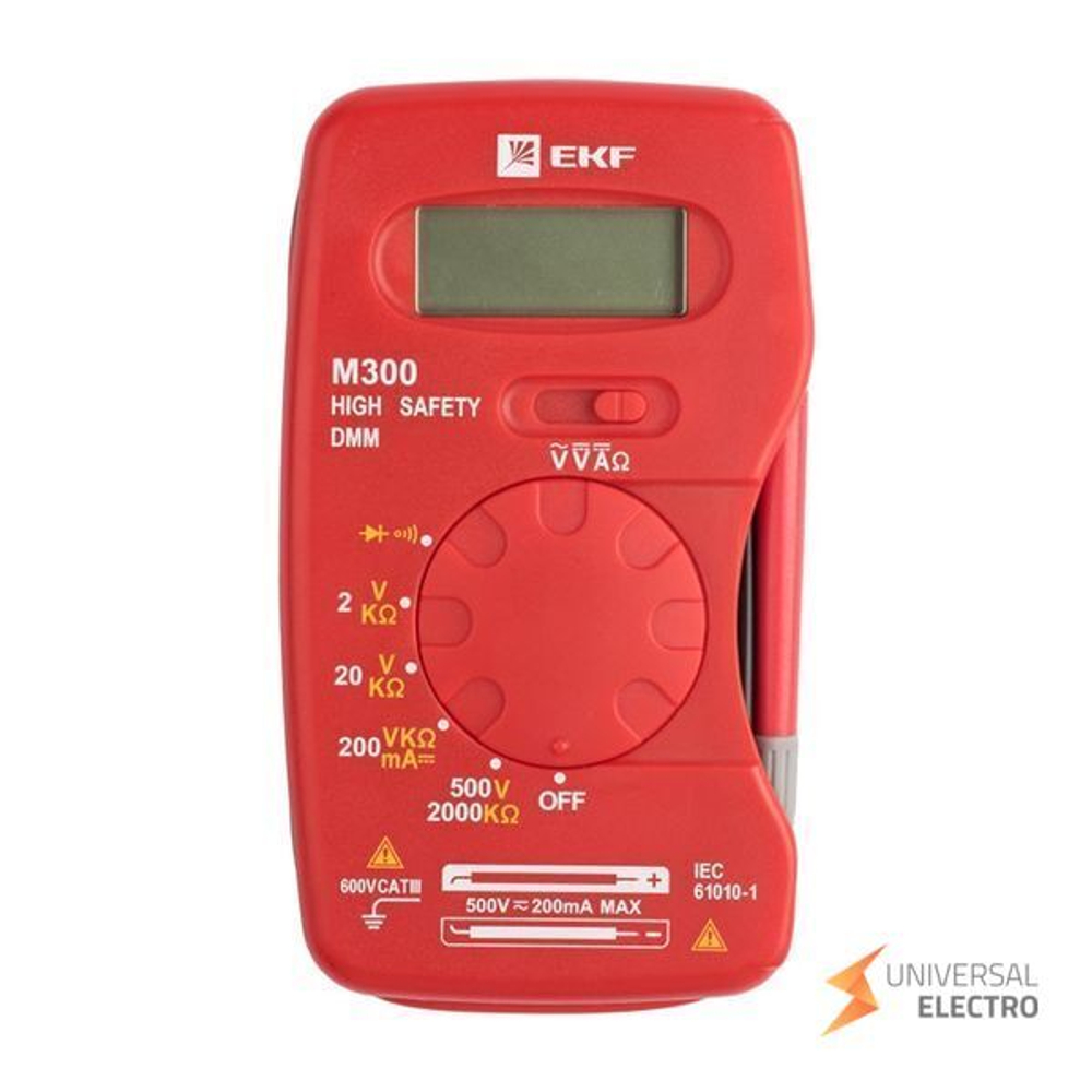 Мультиметр цифровой M300 EKF Expert