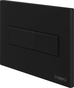 Кнопка смыва для унитаза DIWO 7323 пластик, цвет матовый черный