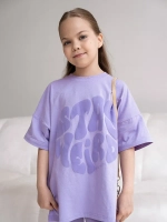 Летний костюм для девочки с велосипедками