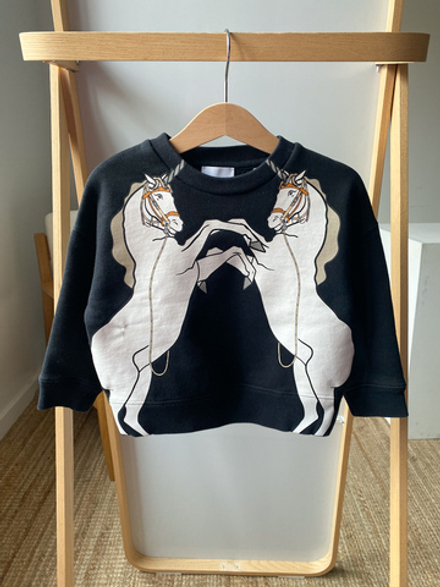 Хлопковая толстовка Burberry, 98