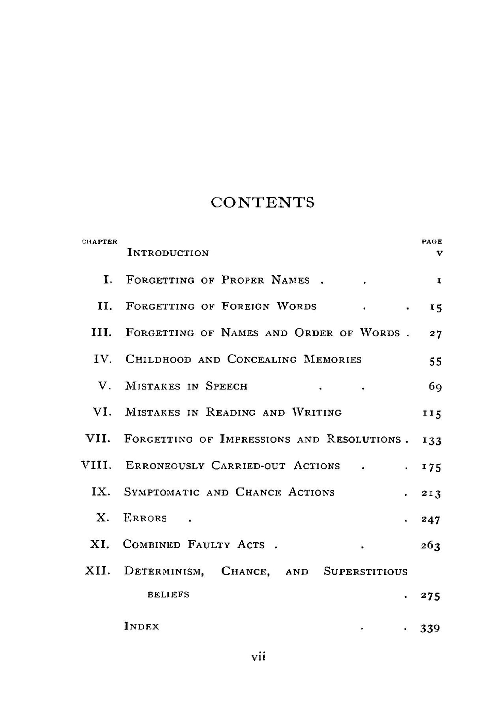 Psychopathology of everyday life | Sigmund Freud