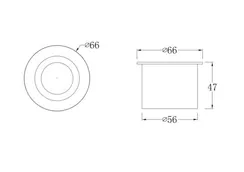 Встраиваемый светильник Outdoor O037-L3W3K