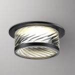 370918 SPOT NT22 512 черный Светильник встраиваемый IP20 GU10 9W 220V GEM