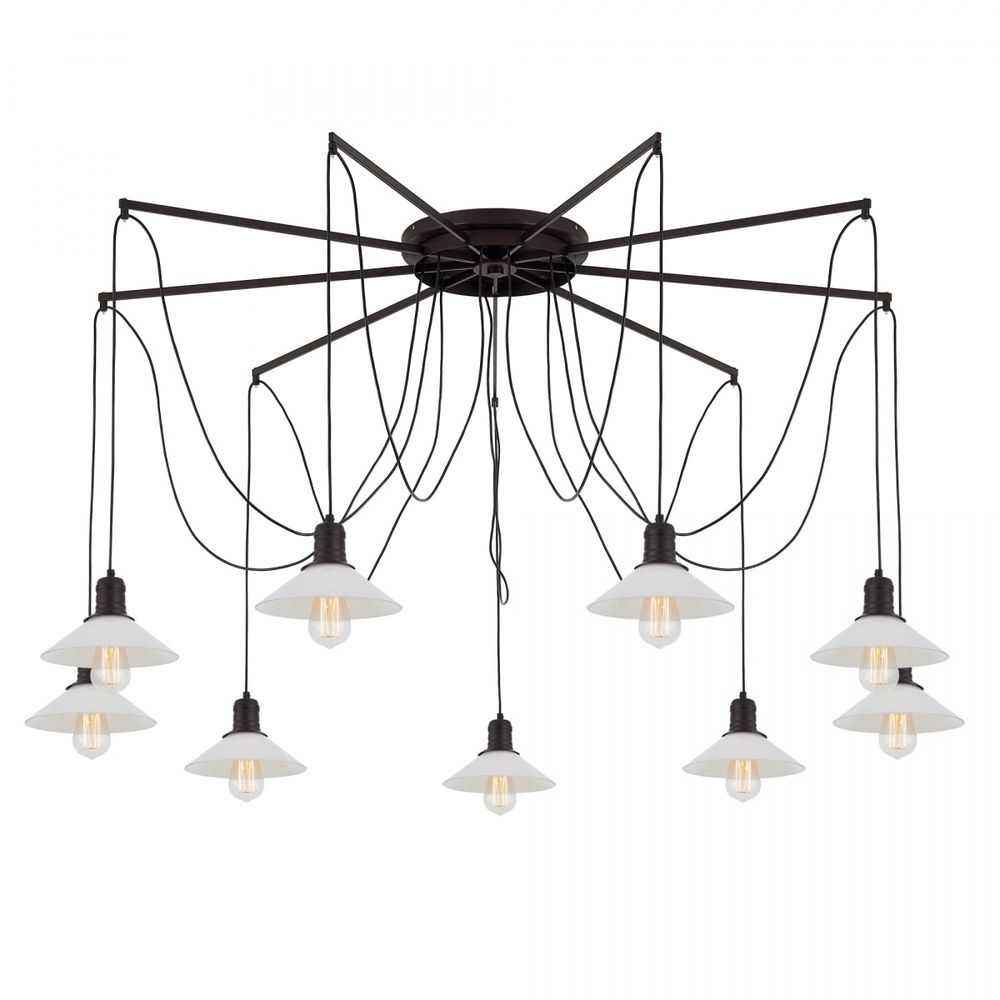 Citilux Эдисон CL451292 Люстра паук Венге