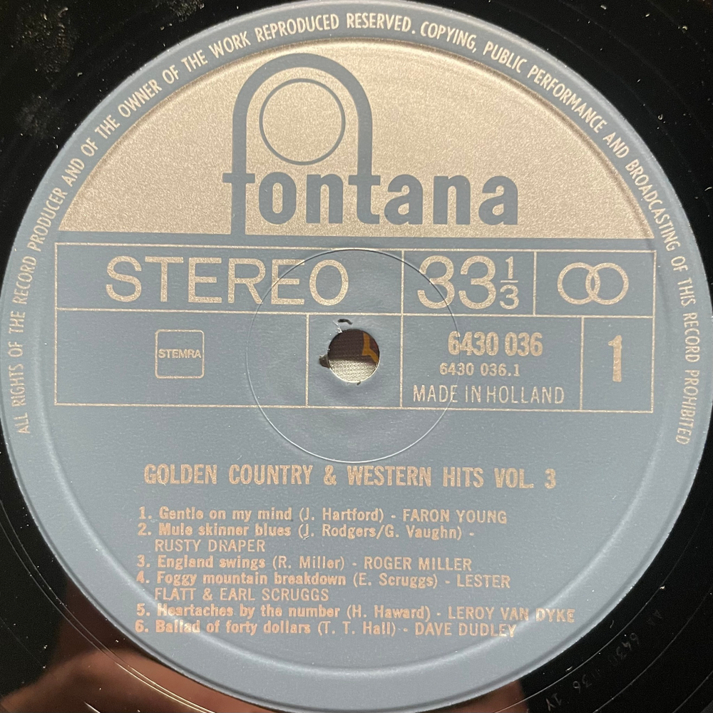 Сборник Golden Country & Western Hits 3 (голландия)