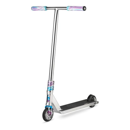 Самокат HIPExtreme H5, серебро/голубой
