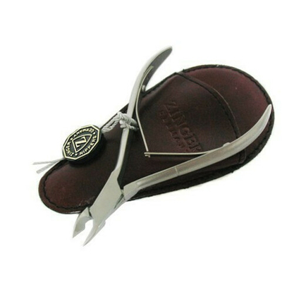 ZINGER Кусачки  для кожи  серебряные