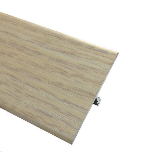 АТ 40мм "DO-1" 2,7м Дуб беленый Т-обр. ламинир. алюм.