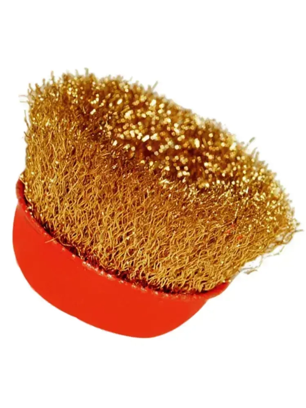 Набор щеток металлических для УШМ 100мм латунированная 2шт