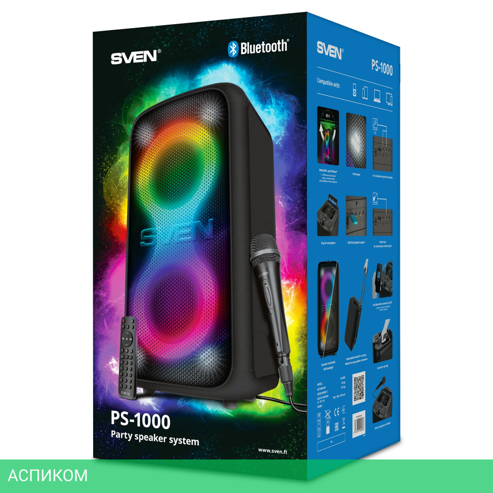 Колонка для вечеринок Sven PS-1000 (SV-022686)