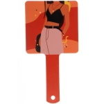 Зеркало косметическое «ИМАНИ - ЭФФЛОДИ», микс 4 дизайна, 23,4*12см (PVC подвес)