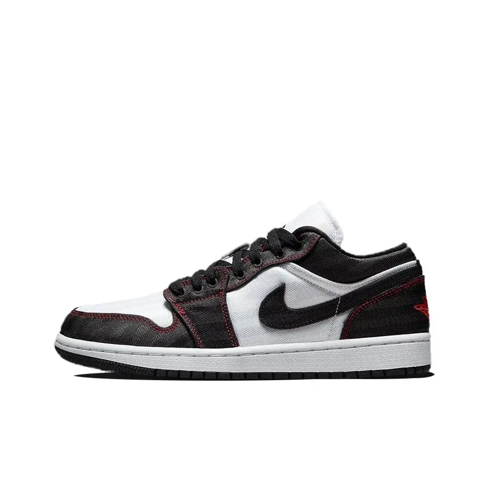 Женские кроссовки Air Jordan 1 Low SE Utility 'White Black Red' DD9337-106