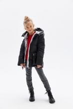 Черная куртка oversize PULKA, до -25 °C
