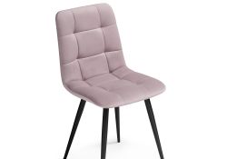 Стул на металлокаркасе Чилли К розовый / черный