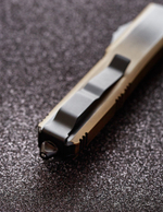 Автоматический складной нож SteelBro Ultratech S/E Tanto Cerakote Black Cherry M390 121-1BKMDBRZCS (бронзовый-черный)