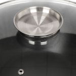 Казан чугун, антиприг, 3 л, с крыш, решетка, нейлон лопатка, бамбук палочки, Satoshi, 808-029