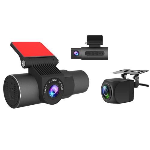 Видеорегистратор 3-канальный с камерой заднего вида - Parafar PFHDX13 2K WIFi