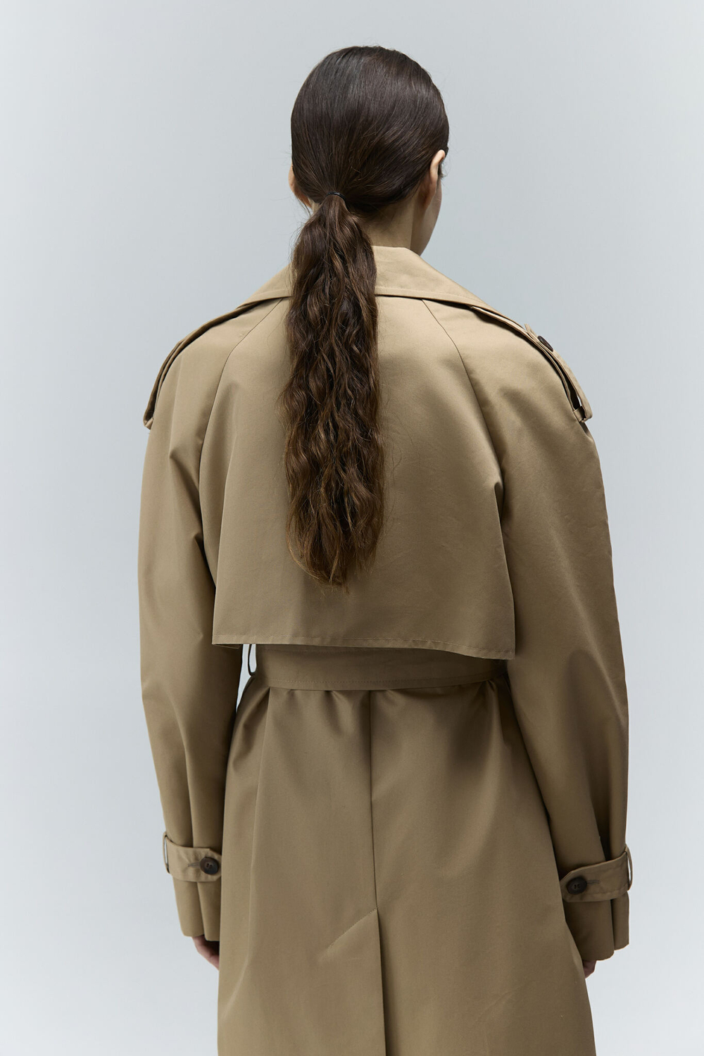 Тренч двубортный