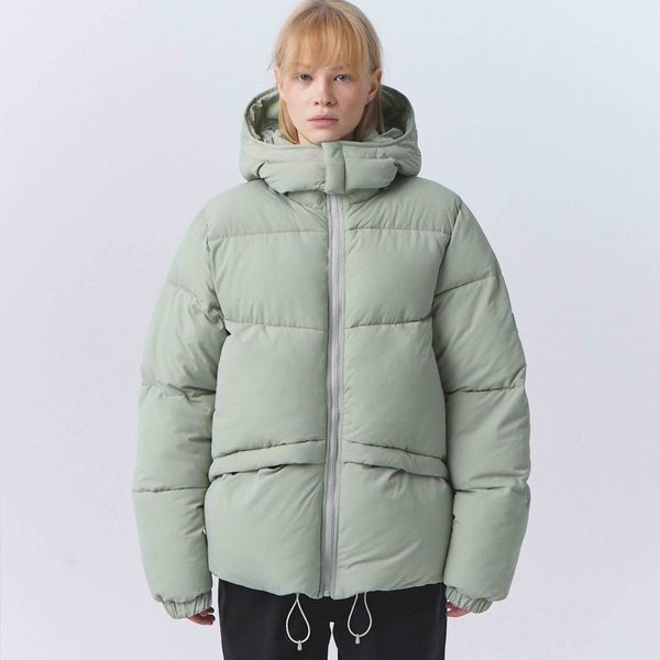 Пуховик FW24 Puffer Basic Green Slate светло-серый - фото 2