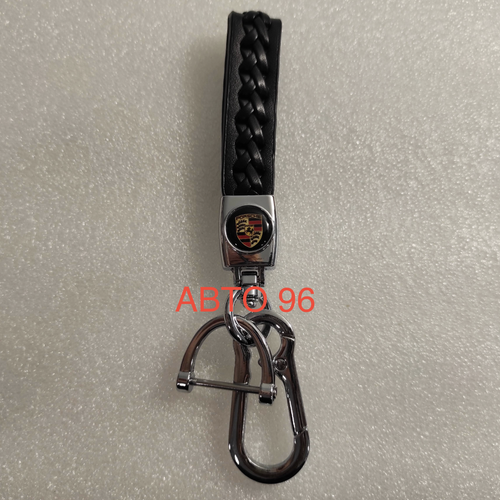 Porsche, брелок автомобильный для ключей, карабин, петля, переплет (1 шт) Оптом