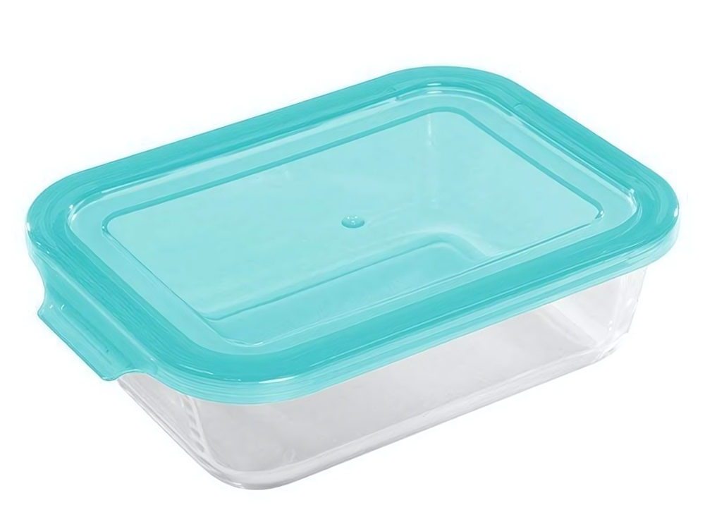 Контейнер 1л жаропрочное стекло с пл.крышкой "Limpido"