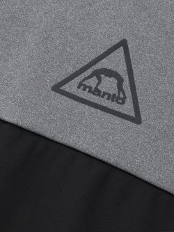 Лонгслив MANTO LOGOTYPE чёрный