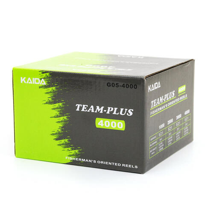 Безынерционная катушка 4000 Kaida TEAM-PLUS (3+1BB, мет. шпуля)
