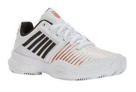 Женские Кроссовки теннисные K-Swiss Court Express - white/black/rosegold