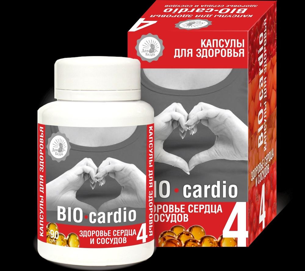 BIO - cardio , здоровье сердца и сосудов , 90 капсул