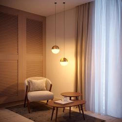 Светильник SP-EMISFERO-HANG-BUILT-R150-11W Warm3000 (GD, 170 deg, 230V) (Arlight, IP20 Металл, 3 года) 056592