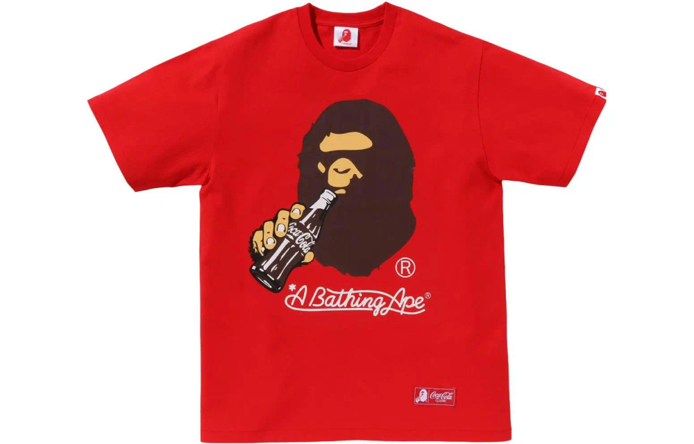 A Bathing Ape X Coca Cola Ape Head Tee