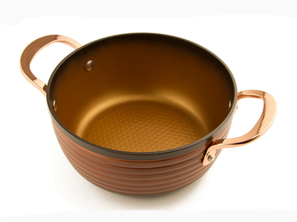 Алюминиевая кастрюля Gipfel Versal Gold 2722 24 см/5 л