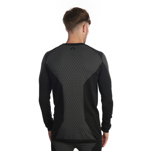 Терморубашка мужкая FISCHER SEAMLESS BLACK-ANTRACITE G88424