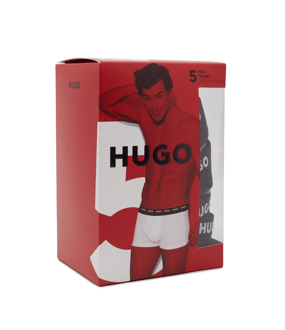 Трусики-боксеры 5шт. Hugo Bodywear - серый(50479944)