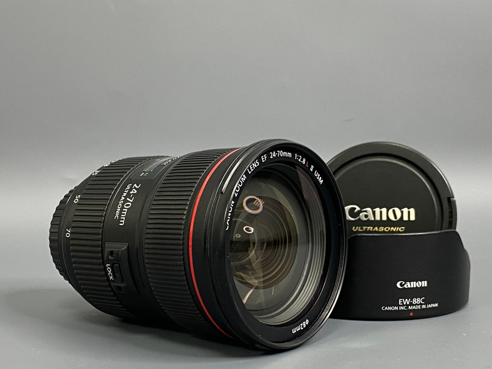 Canon 24-70mm 2.8L II USM С царапинами на линзе