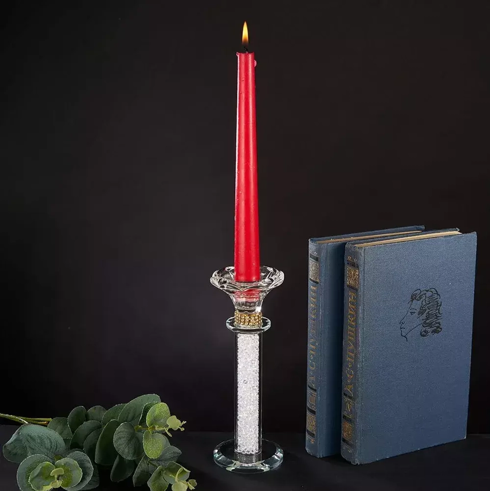 Подсвечник стеклянный М- YW-00516