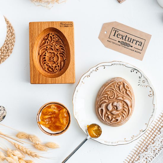 Пряничная доска Гжель яйцо