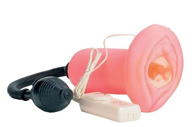 Мастурбатор с вакуумной стимуляцией Power Piston (Цвет: розовый)