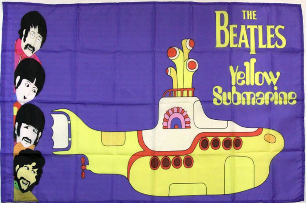 Флаг The Beatles Yellow Submarine