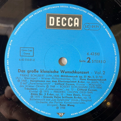 Винтажная виниловая пластинка LP Сборник Das Grosse Klassische Wunschkonzert Vol. 2. Большой Классический Концерт (Германия 1979)