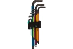950/9 Hex-Plus Multicolour BlackLaser 1 Набор Г-образных ключей, с шаром,1,5-10мм. 9 предметов