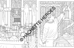 Hachette раскраска по номерам Poudlard - Le livre de coloriage officiel