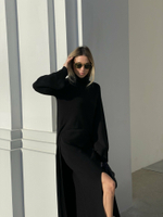 Кардиган-туника MILANO, чёрный