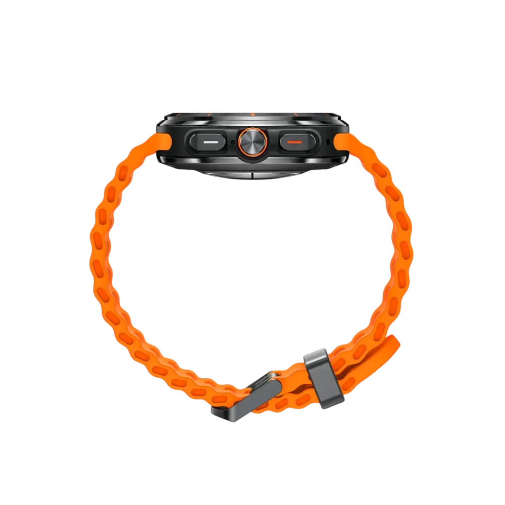Samsung Galaxy Watch Ultra 47mm LTE черный титан (оранжевый ремешок)