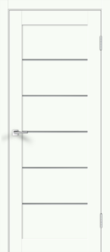Межкомнатная дверь Velldoris Linea 1 PO Мателюкс Белый опал