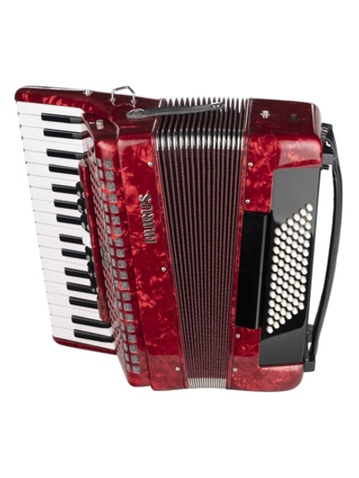 JH2021-RED Аккордеон 34/72/7/2, красный, с футляром, Aurus