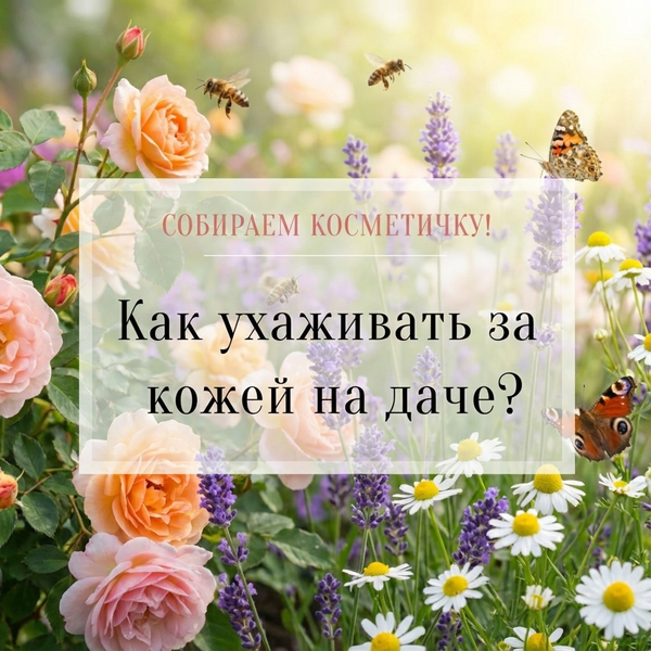 Как ухаживать за кожей на даче?