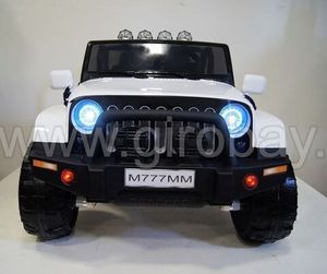 Детский электромобиль River Toys JEEP M777MM белый