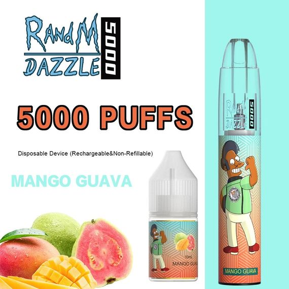 RandM Dazzle 5000 - Mango Guava (5% nic)